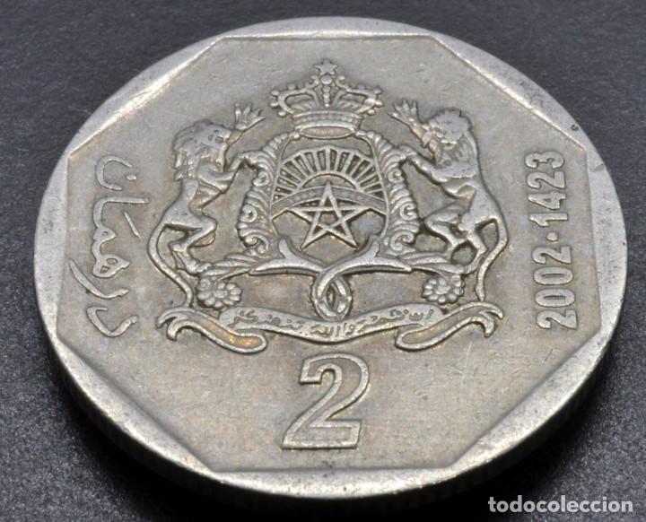 Monedas antiguas de &Aacute;frica: Marruecos, 2 dirham 2002 - Foto 1