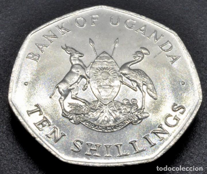 Monedas antiguas de &Aacute;frica: Uganda, 10 chelines 1987 - Foto 1