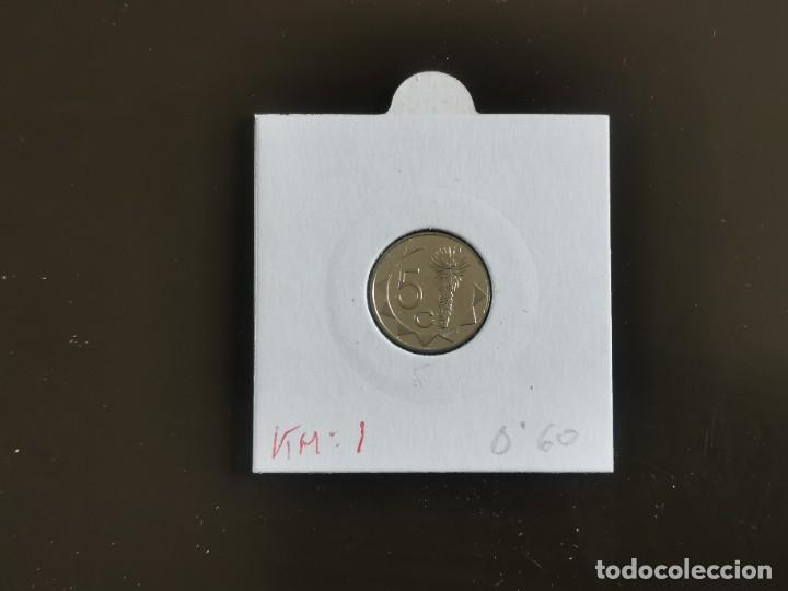 Monedas antiguas de &Aacute;frica: NAMIBIA 5 CENTIMOS 1993 S/C KM=1 - Foto 2