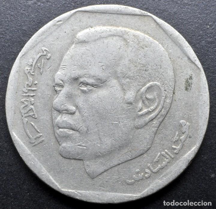 Monedas antiguas de &Aacute;frica: Marruecos, 2 dirham 2002 - Foto 2