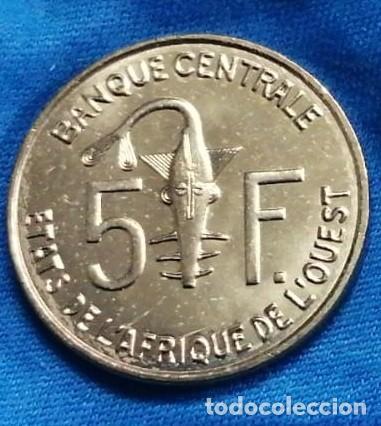 Monnaies anciennes d'Afrique: ESTADOS DEL AFRICA OCCIDENTAL-2012.- 5 CFA FRANC