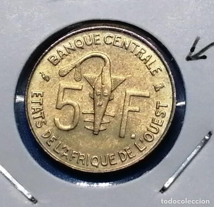 Monnaies anciennes d'Afrique: ESTADOS DEL AFRICA OCCIDENTAL-1997.- 5 CFA FRANC