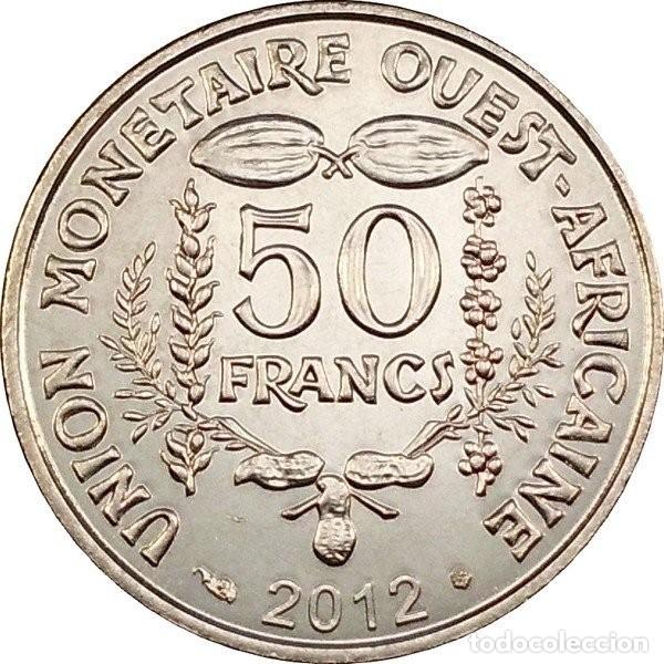 Monnaies anciennes d'Afrique: ESTADOS DEL AFRICA OCCIDENTAL.-2013.-50 CFA Francs (Magnetica)