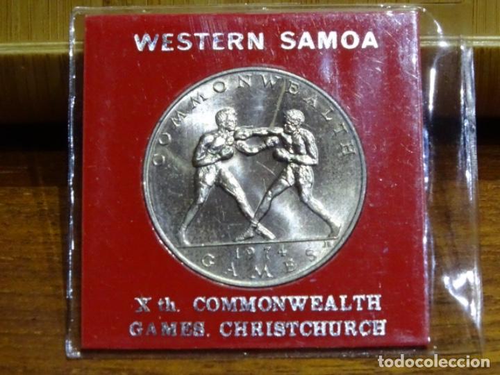 Monedas antiguas de &Aacute;frica: MONEDA DE DOLLAR.SAMOA I S&Iacute;SIFO.SAMOA 1974