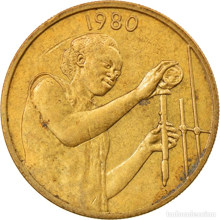 Monnaies anciennes d'Afrique: [#884203] Moneda, Estados del &Aacute;frica Occidental, 25 Francs, 1980, MBC+, Aluminio -
