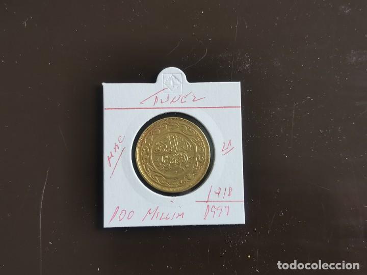 Old Coins of Africa: TUNEZ 100 MILLIM 1997(1418) MBC KM=309