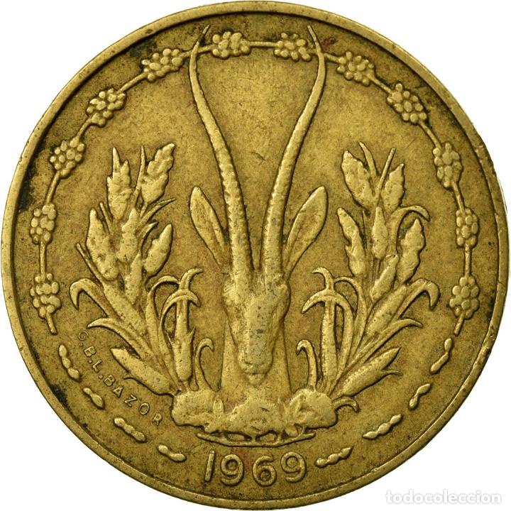 Old Coins of Africa: [#691349] Moneda, Estados del &Aacute;frica Occidental, 10 Francs, 1969, MBC, Aluminio - n&iacute;quel