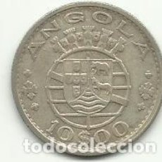 Monedas antiguas de África: 10 ESCUDOS PORTUGAL/ANGOLA - 1955 - PLATA - FOTOS. Lote 366234816