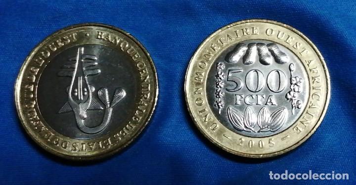 Old Coins of Africa: AFRICA DEL OCCIDENTAL 2005 .-500 CFA UNC SIN CIRCULAR