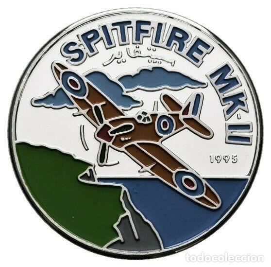 Moedas antigas de &Aacute;frica: SAHARA 500 PESETAS 1995