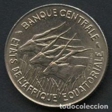 Monedas antiguas de África: AFRICA ECUATORIAL, MONEDA DE NÍQUEL, BANCO CENTRAL, VALOR: 100 FRANCS, 1968. Lote 257551000