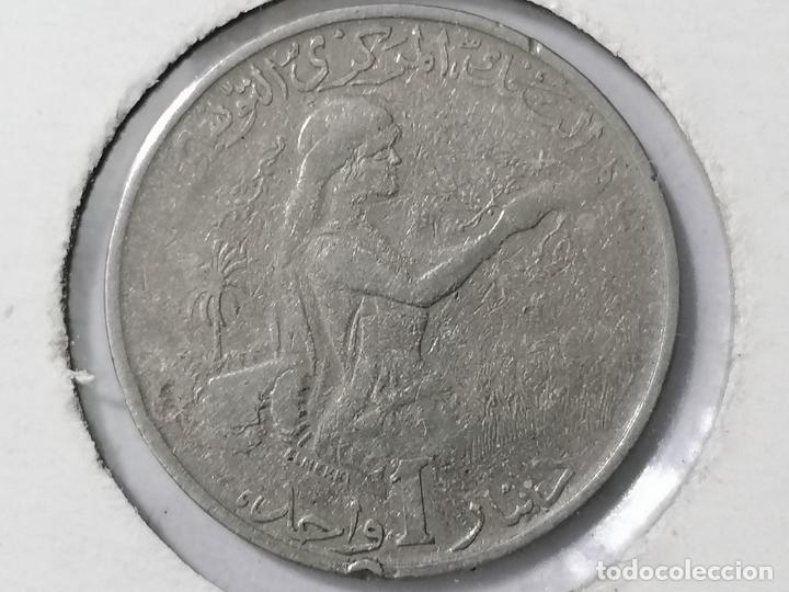 Old Coins of Africa: MONEDA 1 DINAR, 1976, TUNEZ
