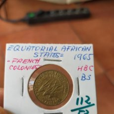 Monedas antiguas de África: MONEDA DE 5 CINCO FRANCOS 1965 ESTADOS AFRICANOS EQUATORIAL AFRICA CAMERUN BUENA CONSERVACION. Lote 259912170