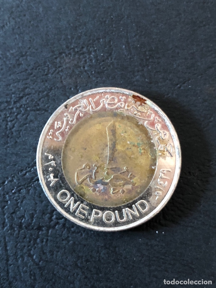 Monedas antiguas de &Aacute;frica: Moneda 1 Libra Egipto. - Foto 1