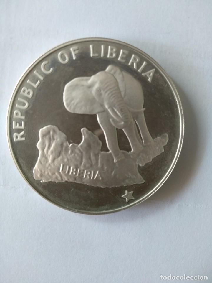 Old Coins of Africa: Monedas- Liberia- 5 Dolares 1976- proof