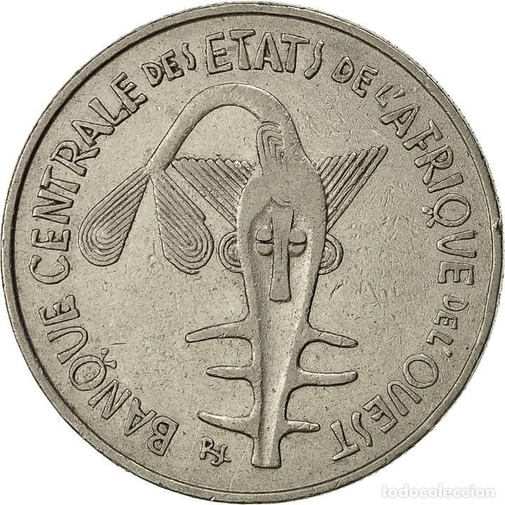 Monnaies anciennes d'Afrique: [#521776] Moneda, Estados del &Aacute;frica Occidental, 100 Francs, 1976, Paris, BC+, N&iacute;quel