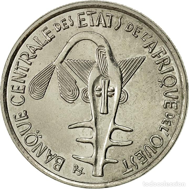 Monete antiche di Africa: [#523437] Estados del &Aacute;frica Occidental, 100 Francs, 2004, Paris, EBC, N&iacute;quel, KM:4