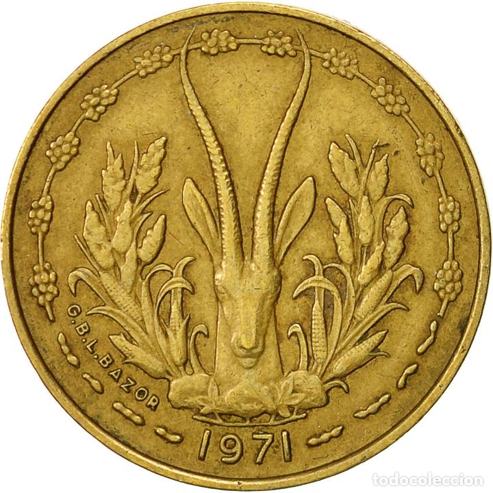 Monete antiche di Africa: [#540537] Estados del &Aacute;frica Occidental, 5 Francs, 1971, MBC, Aluminio - n&iacute;quel -