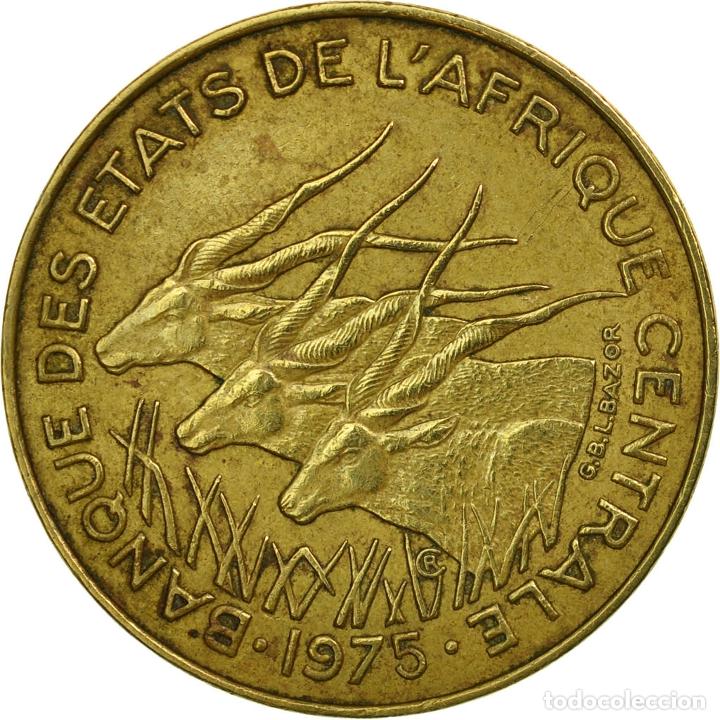 Monnaies anciennes d'Afrique: [#670457] Moneda, Estados del &Aacute;frica central, 10 Francs, 1975, Paris, BC+, Aluminio -