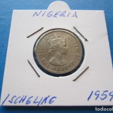 Monedas antiguas de África: MONEDA DE NIGERIA DE 1 SCHELING DE 1959 ESCASA