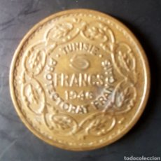 Monedas antiguas de África: TÚNEZ. PROTECTORADO FRANCÉS. 5 FRANCOS DE 1946. Lote 283379478