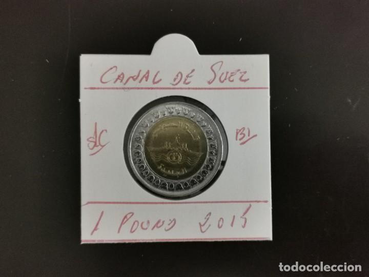 Moedas antigas de &Aacute;frica: EGIPTP 1 LIBRA(POUND) 2015 S/C (CANAL DE SUEZ)