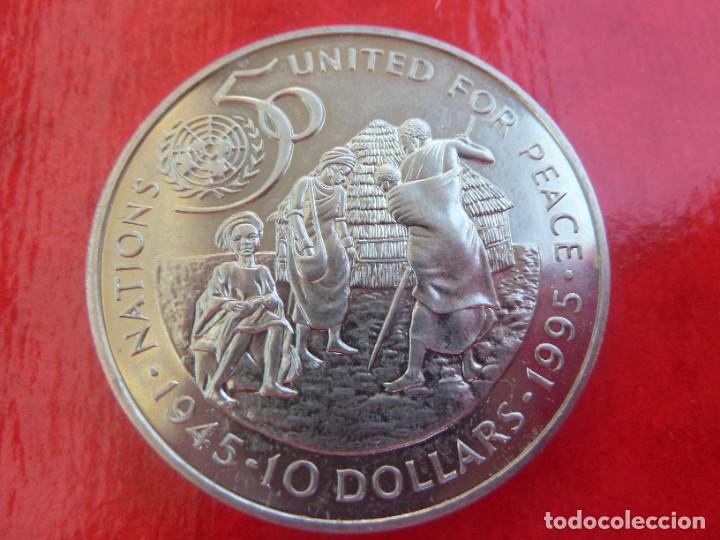 Monedas antiguas de &Aacute;frica: NAMIBIA. 10 $ 1995 NIQUEL EBC - Foto 2