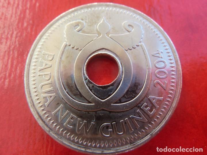 Moedas antigas de &Aacute;frica: PAPUA NUEVA GUINEA 1 KINA 2004 NIQUEL S/C