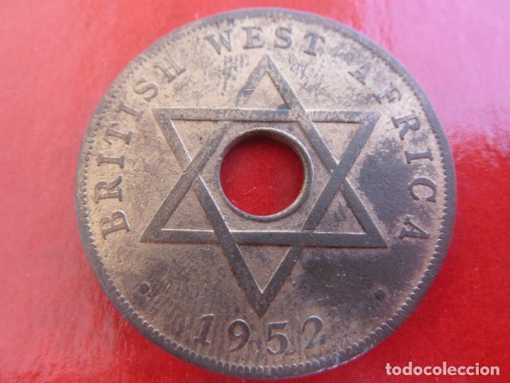 Old Coins of Africa: BRITISH WEST FRICA 1 PENNY 1952 COBRE S/C