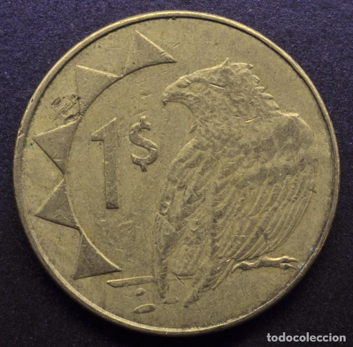 Monedas antiguas de &Aacute;frica: Namibia, 1 d&oacute;lar 2010 - Foto 1