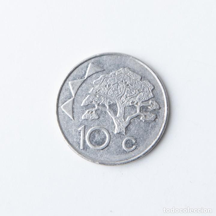 Monedas antiguas de &Aacute;frica: 10 centavos 1998 Namibia - Foto 2