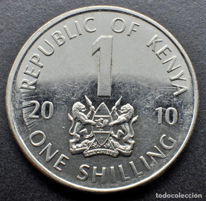 Monedas antiguas de &Aacute;frica: Kenia, 1 chel&iacute;n 2010 - Foto 2