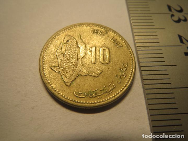Monedas antiguas de &Aacute;frica: MONEDA 10 CENTIMOS DE DIRHAM 1987 1407 CENTIMES (8) - Foto 1