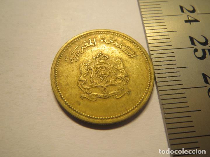 Monedas antiguas de &Aacute;frica: MONEDA 20 CENTIMOS DE DIRHAM 1974 1394 CENTIMES (2) - Foto 2