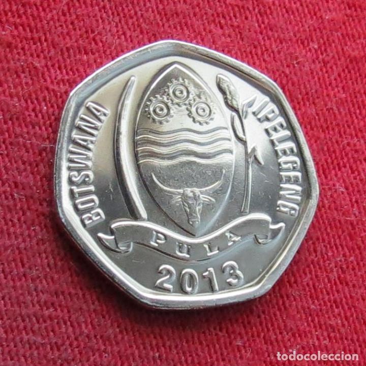 Monedas antiguas de &Aacute;frica: Botswana Botsuana 5 thebe 2013 ave UNC - Foto 2