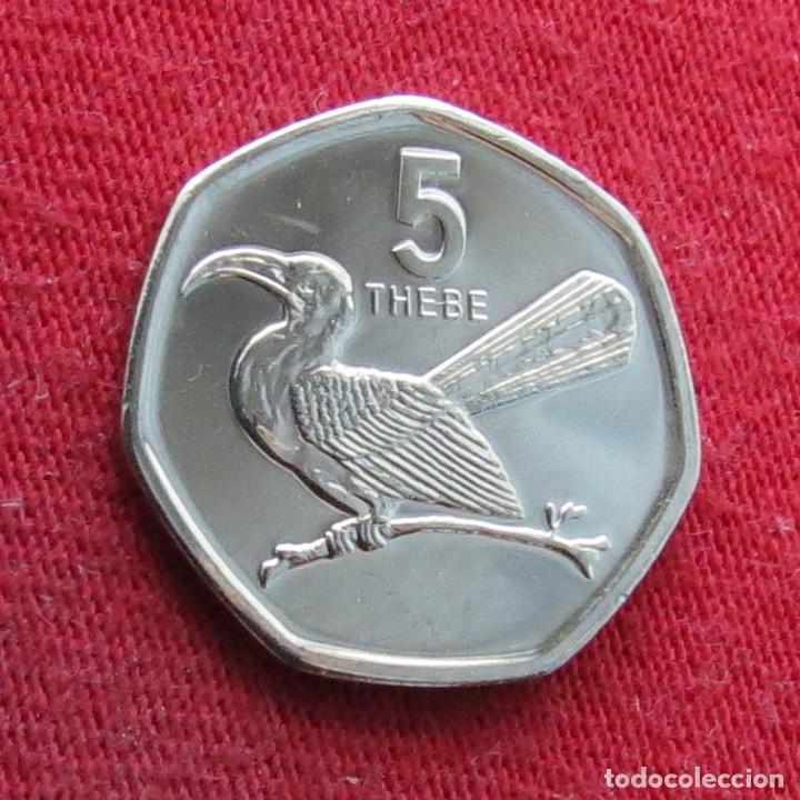 Monedas antiguas de &Aacute;frica: Botswana Botsuana 5 thebe 2013 ave UNC - Foto 1