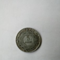 Monedas antiguas de África: MONEDA ANTIGUA MARRUECOS 5 FRANCOS. Lote 298430543