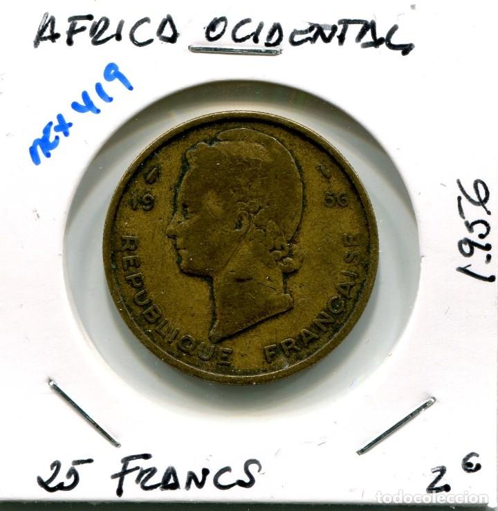 Monete antiche di Africa: 25 FRANCOS A&Ntilde;O 1956 AFRICA OCCIDENTAL ( MEX419 )