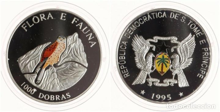 Moedas antigas de &Aacute;frica: SANTO TOME Y PRINCIPE 1000 DOBRAS 1995