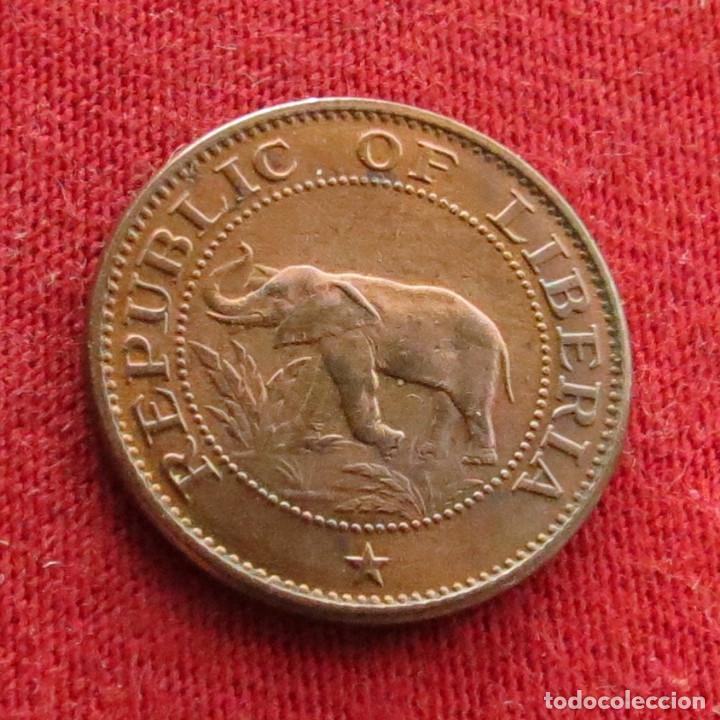 Monedas antiguas de &Aacute;frica: Liberia 1 cent 1960 - Foto 2