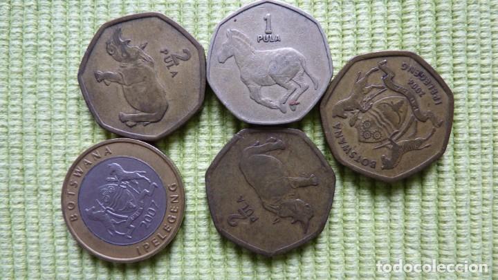 Monedas antiguas de &Aacute;frica: Lote monedas de Bostwana - Foto 1