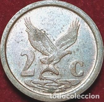 Old Coins of Africa: moneda 2 centavos sudafrica 1994