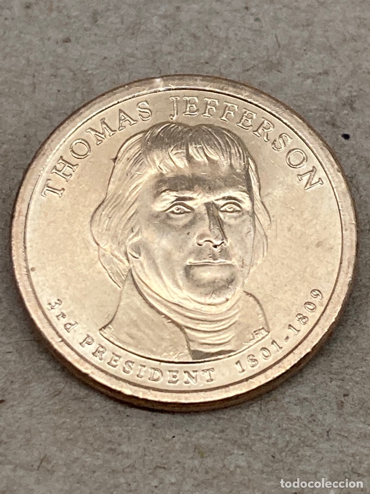Old Coins of Africa: Moneda 1 D&oacute;lar - Presidente Thomas Jefferson