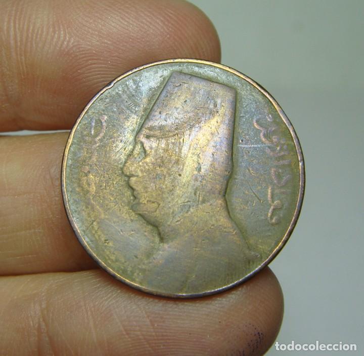 Monedas antiguas de &Aacute;frica: 1 Milliene. Egipto - 1933 - Foto 2