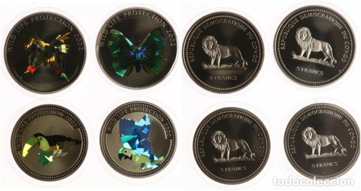 Monedas antiguas de &Aacute;frica: CONGO 5 FRANCOS 2000 / 2002 - Foto 1