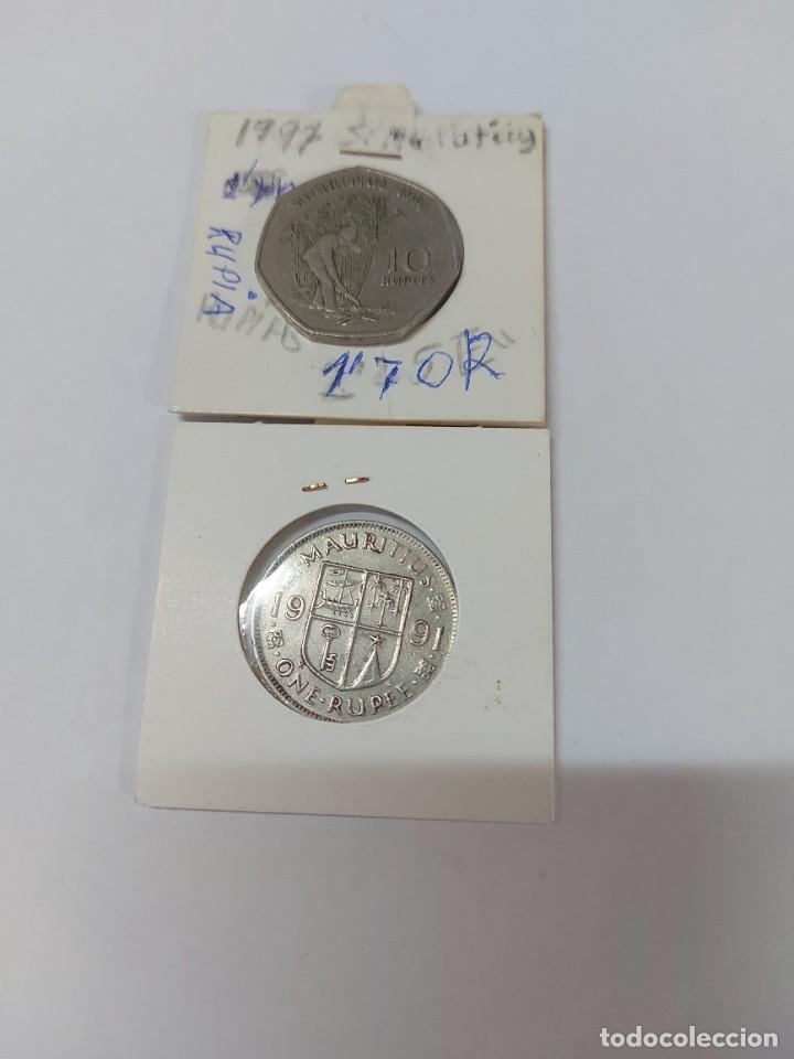 Monedas antiguas de &Aacute;frica: monedas mauritius 1991-97 - Foto 2
