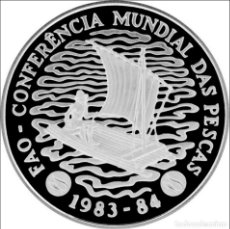Monedas antiguas de África: MOZAMBIQUE, WORLD FISHERIES CONFERENCE, 1983, 50 METICAIS COIN, KM#106, UNC. Lote 340799018