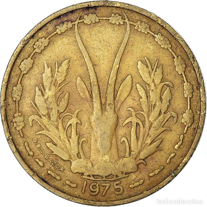 Monedas antiguas de &Aacute;frica: [#944822] Moneda, Estados del &Aacute;frica Occidental, 25 Francs, 1975