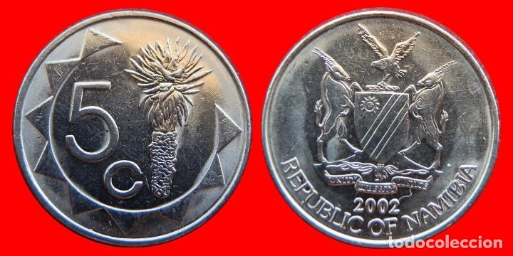 Monedas antiguas de &Aacute;frica: 5 CENTAVOS 2002 SIN CIRCULAR NAMIBIA-5619SC - Foto 1
