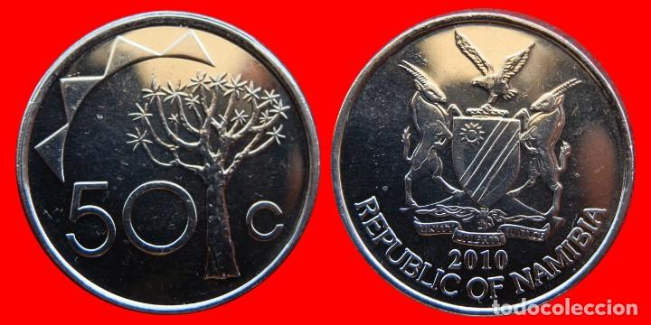 Monedas antiguas de &Aacute;frica: 50 CENTAVOS 2010 SIN CIRCULAR NAMIBIA-5629SC - Foto 1